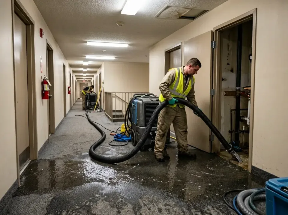 multi-unit-apartment-hallway-f-005 — frequently asked questions, Emergency Burst Pipe Water Extraction & Removal in Alderton…